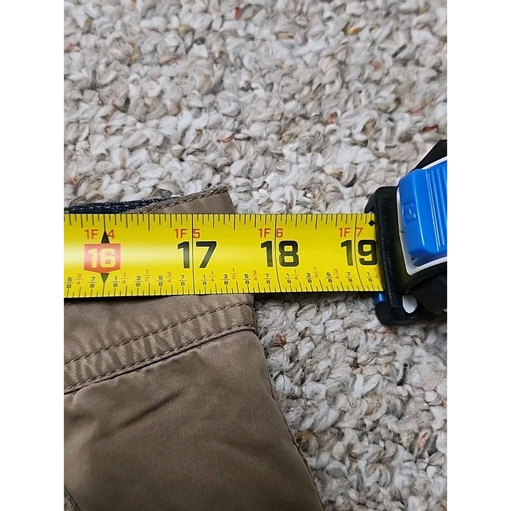 Rail Riders Hiking Pants Mens Khaki Nylon Fleece Lined‎ Trail Taper 34x28 - Picture 4 of 16